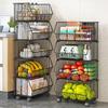 Многоуровневая кухонная стойка для хранения овощей, фруктов и игрушек