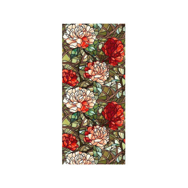 Sunflower Electrostatic Glass Sticker Colorful Flowers and Birds Film