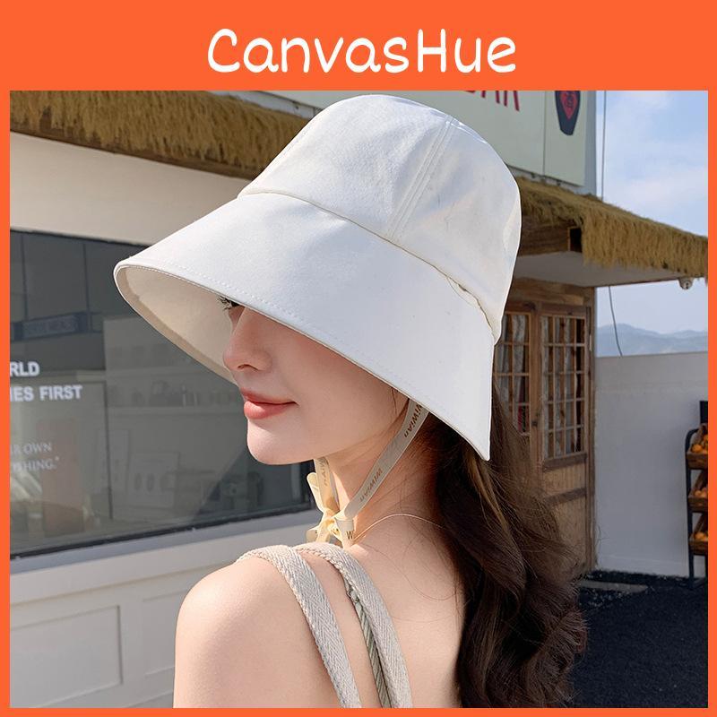 Summer Fashion Sun Hat For Women With Wide Brim And Tie Design For Face Shield And Sunblock