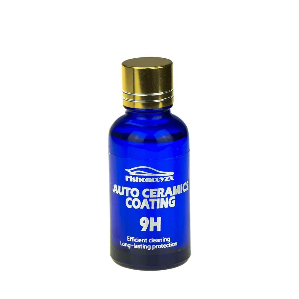 2 шт. Жидкое керамическое покрытие 9H Супергидрофобный набор для покрытия стекла Полисилоксан и наноматериалы Водоотталкивающая пленка для автомобильной краски Полироль