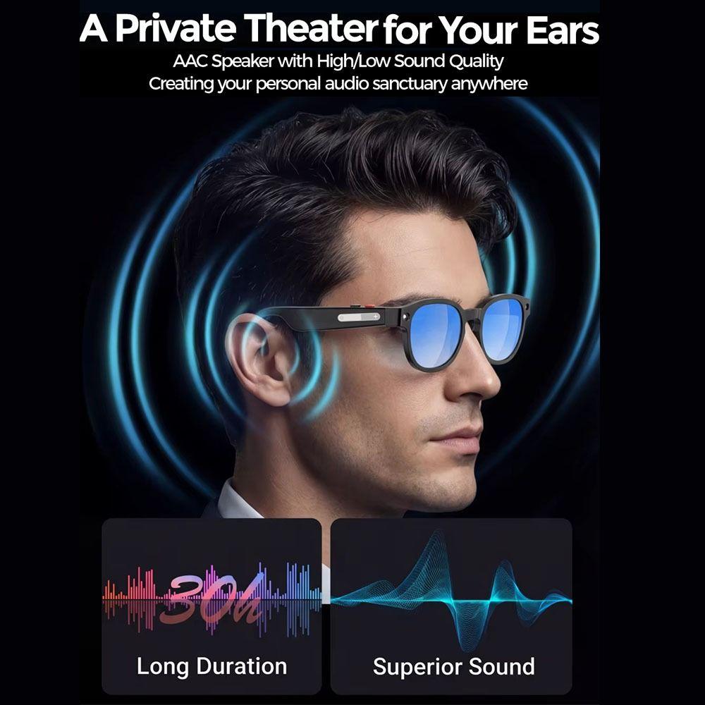 Real-time Translation AI Smart Glasses 2 in 1 Intelligent Eye Glasses  Voice Call