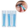 1/6/12Pcs Contact Lens Plunger Sufficient Quantity Easy Contact Lens Removal Tool with Strong Suction Power Clear Blue Silicone Lens Remover