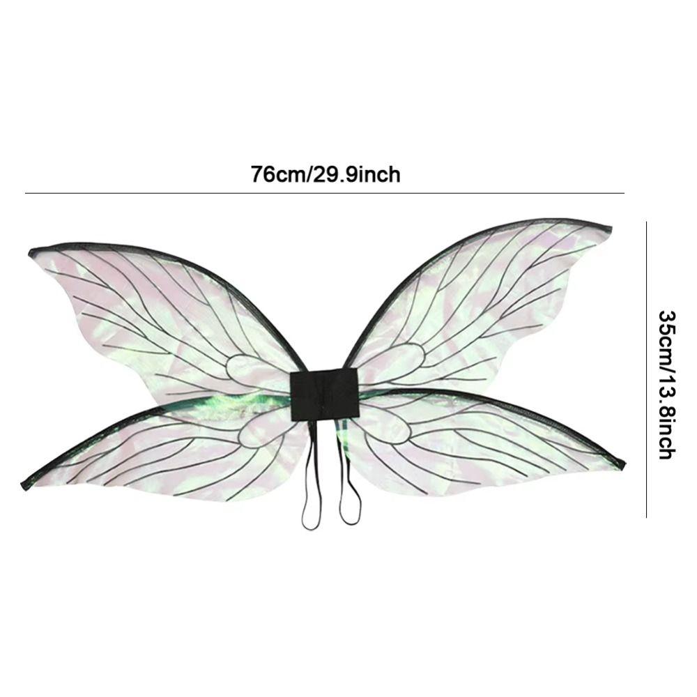 Cosplay Props Butterfly Fairy Wings Organza Role Play Elf Angel Wing Lightweight Sparkle Dress-Up Wings Costume