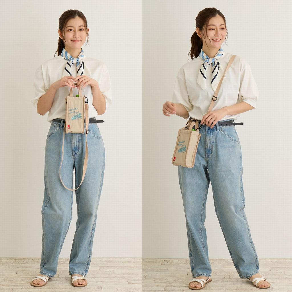 Rootote 8606 SNOOPY Simple Cooler Bottle Holder IP Thermo K Bottle Peanuts-9B (01 APRON)