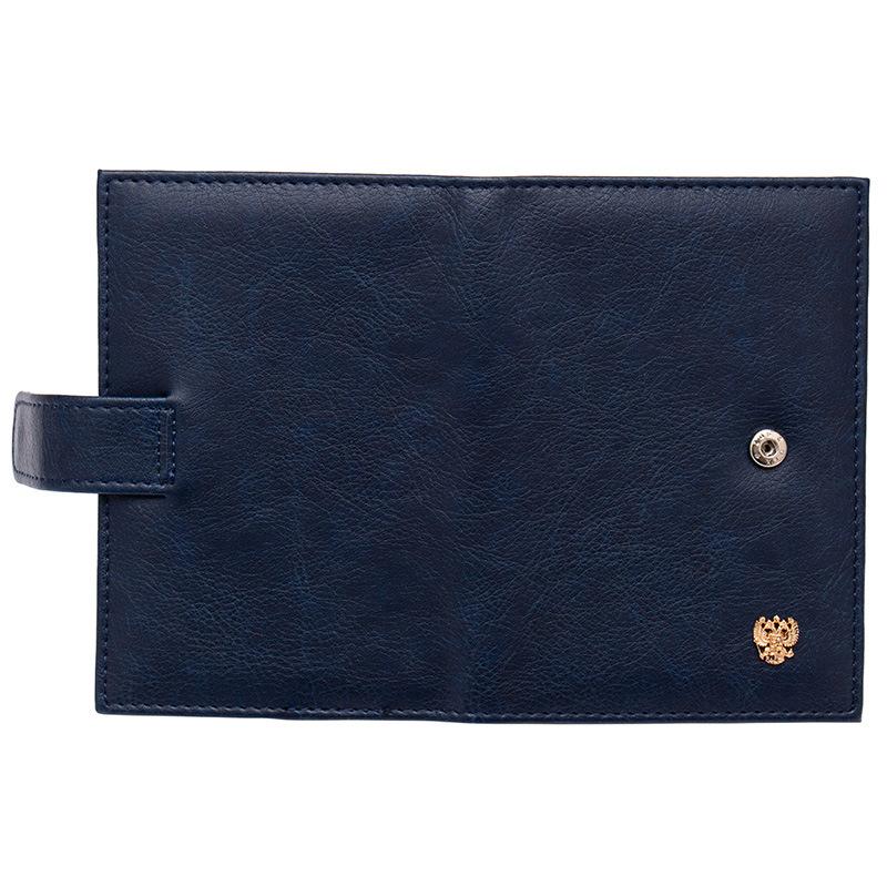 Double Headed Eagle Passport Clip Air Ticket Clip Business PU Leather Passport Book Multifunction Passport Cover