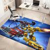 1pc Bumblebee and Optimus Prime Print Area Rug - Soft, Washable Non-Slip Indoor Mat, Living Room, Home Office Decorative Rug,Office Decorative