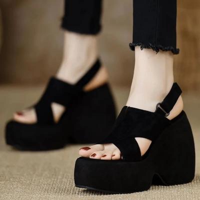 Женская обувь 2025 года, брендовые женские босоножки с открытым носком, модные летние повседневные босоножки больших размеров на платформе, бестселлер, сандалии Zapatos