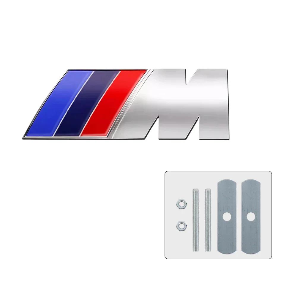 For M BMW E90 E92 E93 F20 F21 F30 F31 F32 3D Metal Auto Front Grille Badge Body Trunk Decor Emblem Car Modification Accessorie
