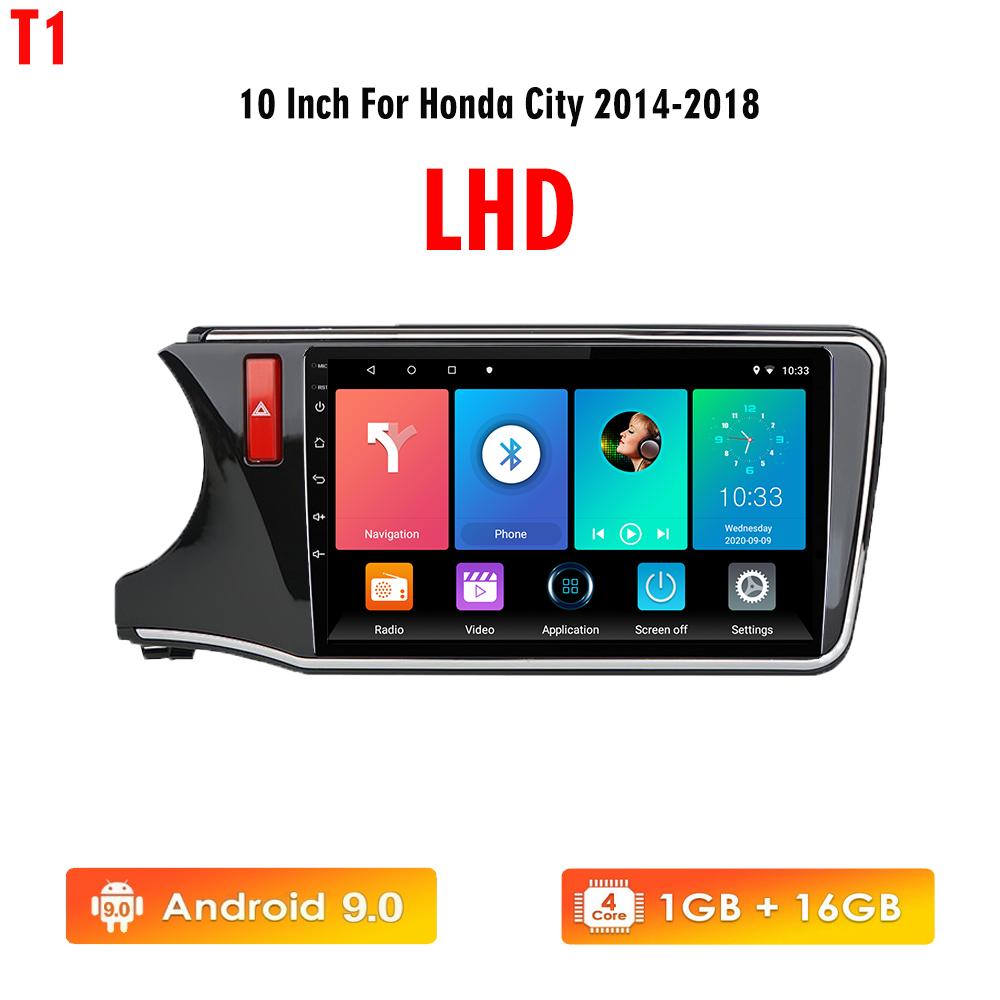 icreative Для Honda City 2014 2015 2016 2017 2018 Автомобильное радио Мультимедиа Blu-ray QLED навигатор Авто GPS без 2 Din DVD