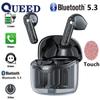 Transparent Bluetooth Headset Semi -in -ear Sports Headset Headset Battery Headphones