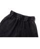 CREAM SODA LAB Quarter Teamplay Pigment Wide String Pants Black Yellow