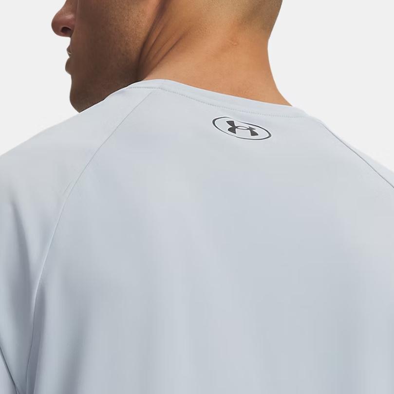 Under Armour T-Shirts Men's Blue Mist Crew Neck