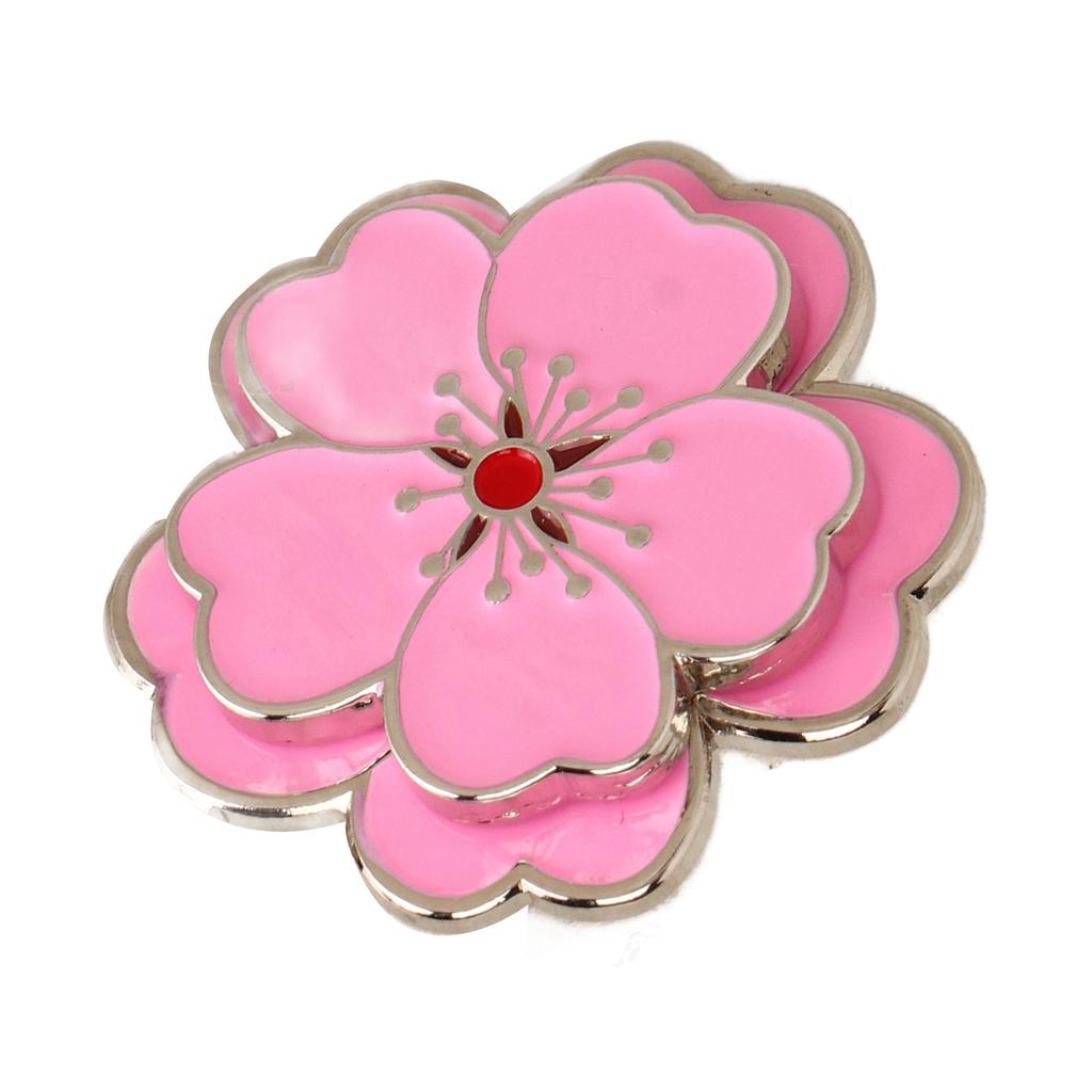 Магнитный маркер для мяча для гольфа Pink Peach Blossom Golf Hat Clip Metal Golf Accessories для любителей гольфа