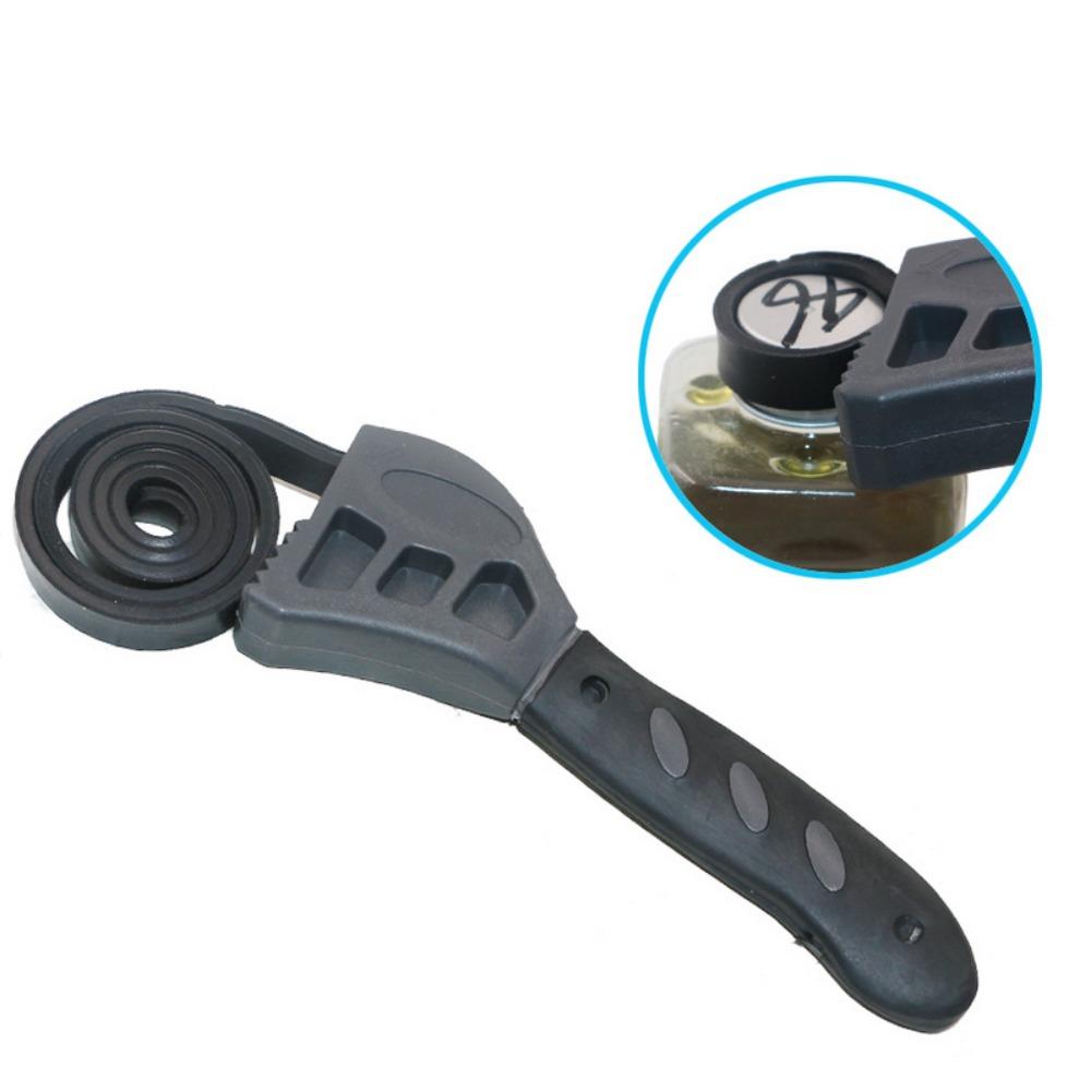 Multi-function 50CM Rubber Belt Wrench Adjustable Bottle Opener Auto Oil Filter Car Repair Spanner Hand Tools --M25
