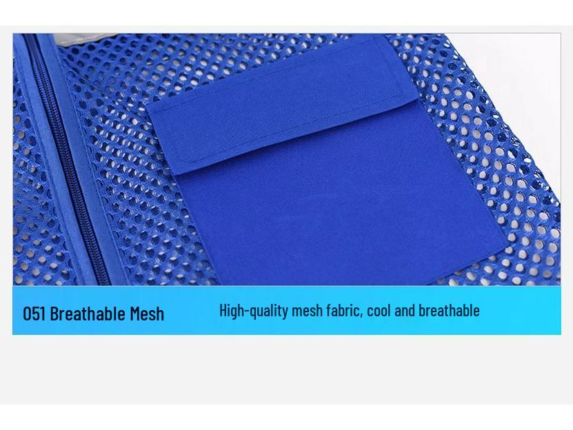 Custom Logo Reflective Mesh Vest for Kids' Outdoor Activities