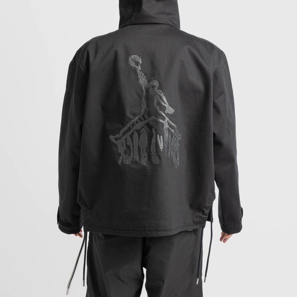 Air Jordan X Travis Scott 1/2-Zip Jacket Black Men Tops DZ5488-010