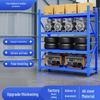 Heavy Duty Multi-layer Iron Storage Rack for Warehouse and E-commerce Express Delivery