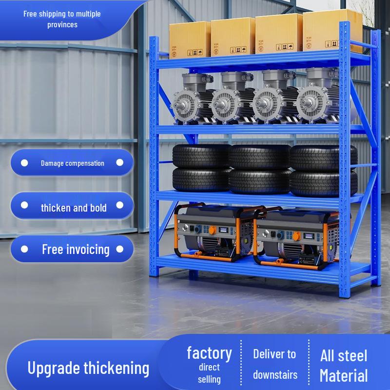 Heavy Duty Multi-layer Iron Storage Rack for Warehouse and E-commerce Express Delivery
