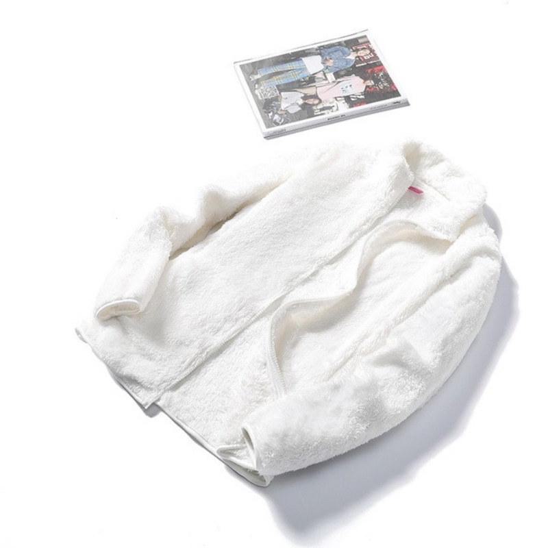 Женская и мужская двухсторонняя куртка из кораллового флиса - толстый, теплый флис для использования на открытом воздухе