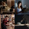Metal Clamp Clip-on Table Lamp Flexible Gooseneck Spotlight Reading Light Book Light  Headboards