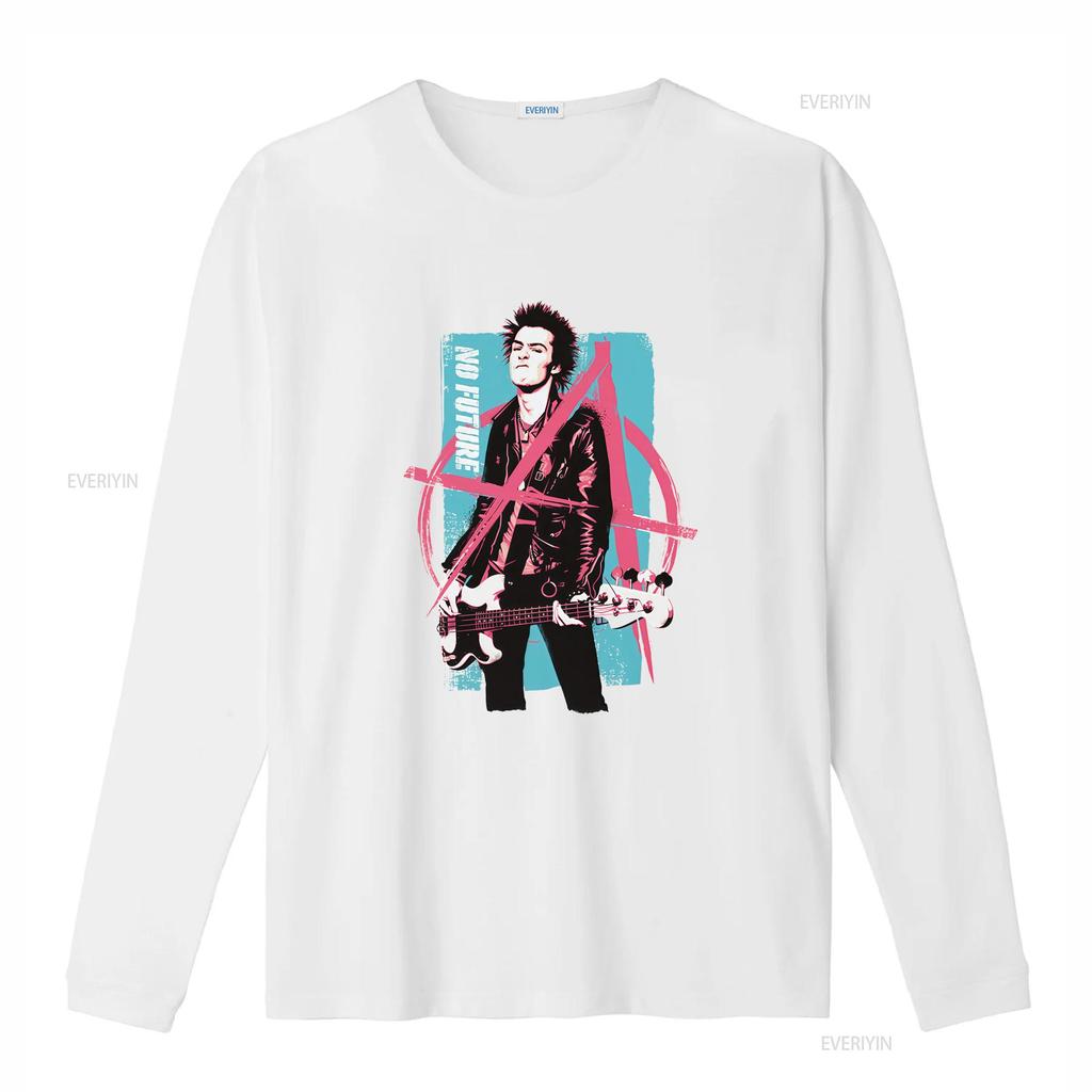 Sid Vicious No Future T Shirt Unisexs And Unisexs Sizes Vintage Washed Versatile Streetwear Stylish Fashion Casual Vintage