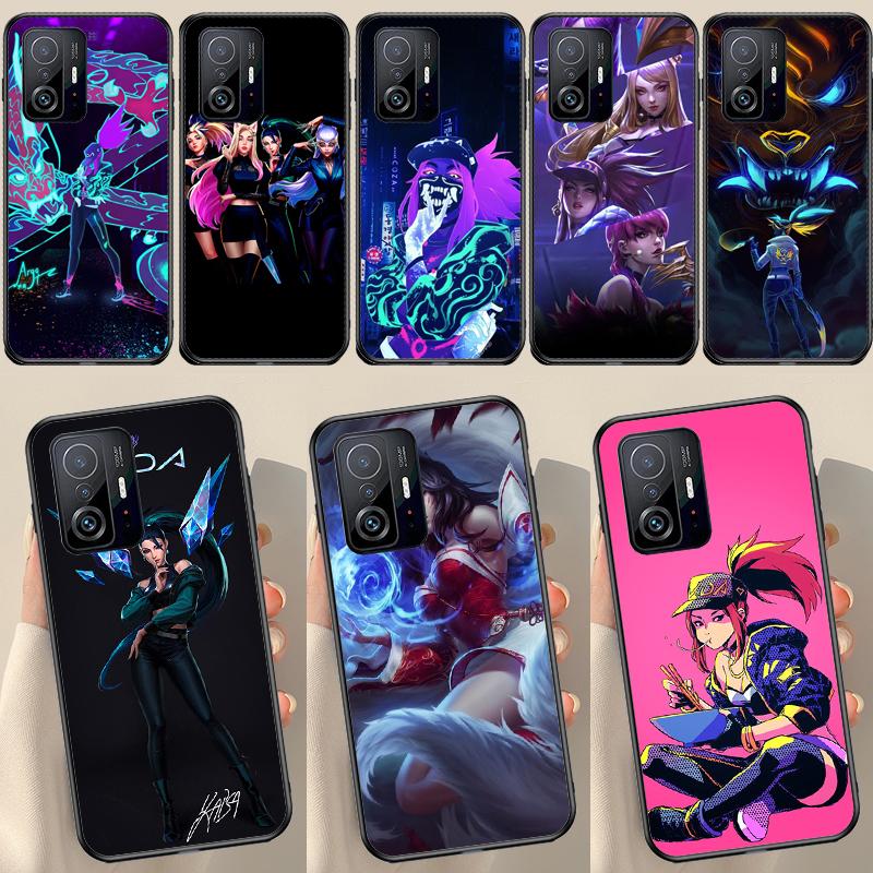 Чехол Kda Kaisa Ahri Akali для POCO X5 X3 F5 Pro X4 F4 GT M5s C40 F3 для Xiaomi 13 Lite 12 11T 12T Pro 12X