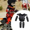 Chest Spine Back Protector Guard Dirt Bike Gear Kids Motorcycle Full Body Armor Suit Knee Eblow Pads
