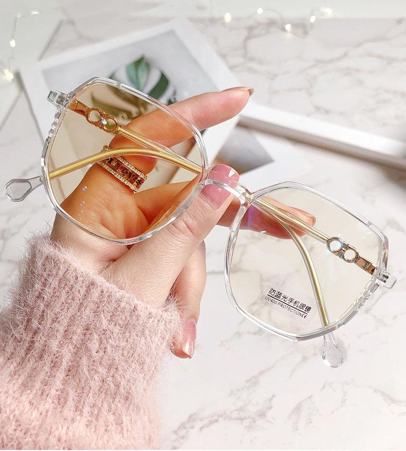 Ультралегкие светочувствительные очки с изменением цвета, защищающие от синего света, студенческие модели, с плоским световым лицом, оправа для очков для близорукости с защитой от синего света