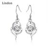 Lindon Copper Alloy Zircon Earrings Drop Earrings For Women Wedding Party Gifts