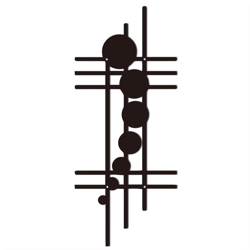 Современное геометрическое настенное искусство из металла, абстрактный вертикальный дизайн, уникальный настенный декор, стильное вертикальное искусство для детской комнаты и домашнего декора