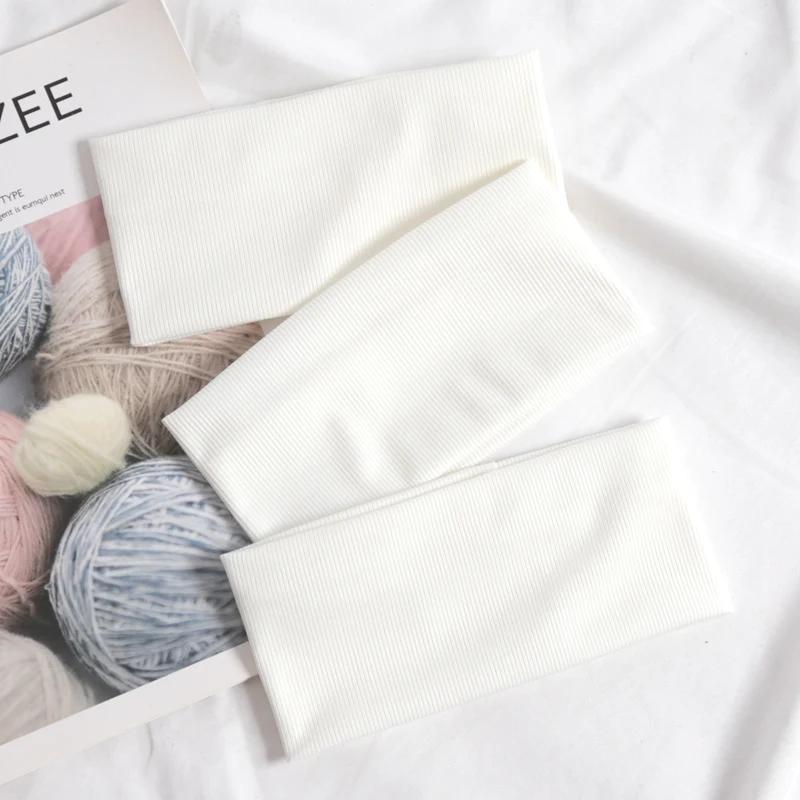 3 шт. Простые эластичные фитнес-йога повязки для волос для женщин мужчин однотонные беговые повязки для волос эластичные повязки для макияжа аксессуары