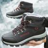 39-46 Autumn and Winter Men's Large Size High-top High-top Exterior Waterproof Climbing Snow Boots