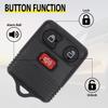 Keyless Entry Remote Key Fob Compatible with Ford F150 F250 F350 Escape Expedition Explorer Ranger, Lincoln, Mercury, Mazda and More, Replacement for