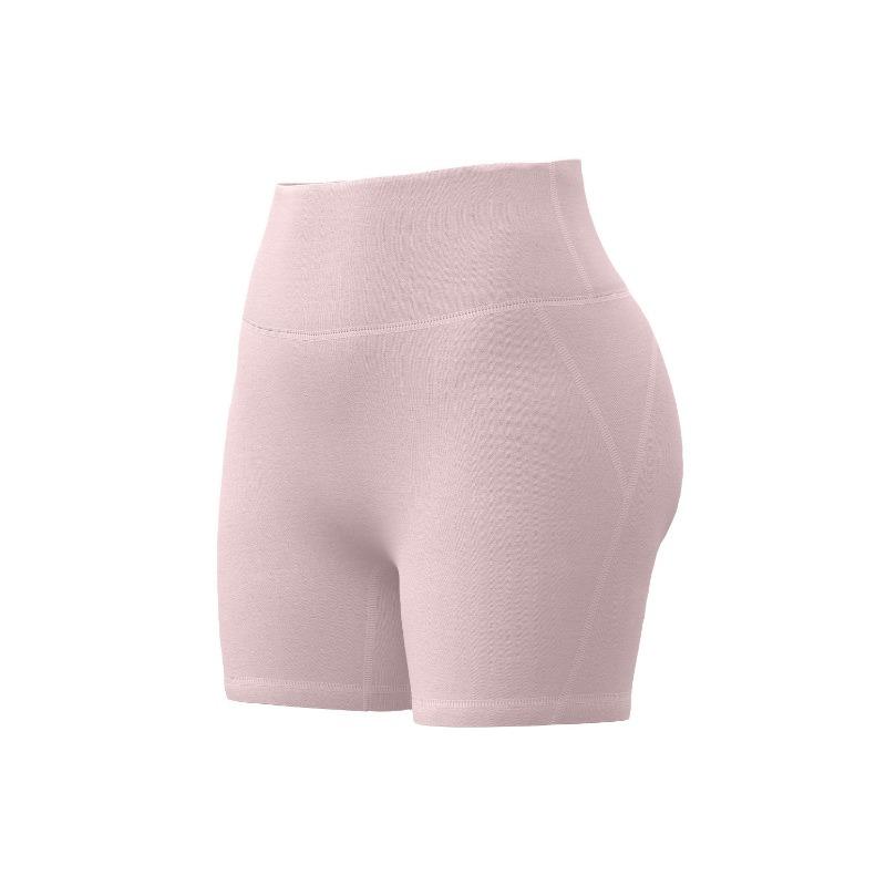 Women S High Waist Tummy Control Yoga Shorts Thin Sports Shorts With Hidden Back Pockets
