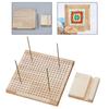 Crochet Blocking Board Pegboard for Wood 8" and Pins