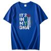 Vintage Palestine Flag Patriotic Tshirt Its In My Dna Graphic T Shirts New Shirts And Tshirts Fashion Cotton Print T Shirt