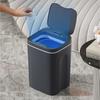 Smart Sensor Trash Can Large Capacity Automatic Garbage Can with Garbage Bag Dispenser for Home Office Hotel 16L