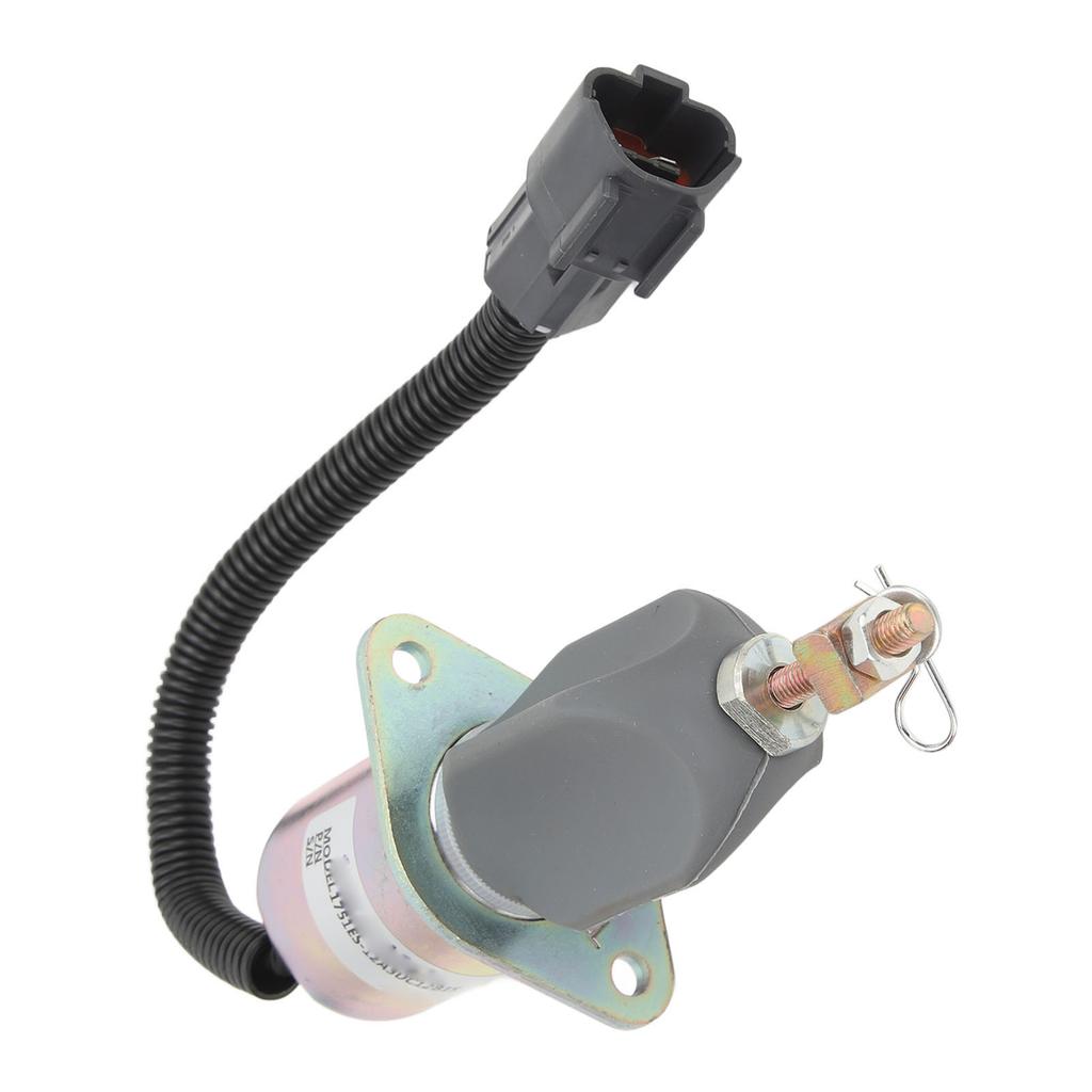 Fuel Shut Off Solenoid 1751ES‑12A3UC12B1S Engine Fuel Stop Solenoid for Marine Engines DC12V