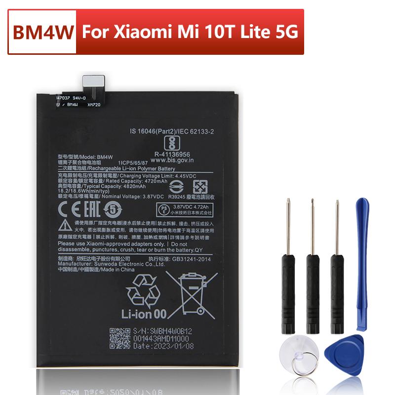 НОВЫЙ Запасной Аккумулятор Для Телефона Xiaomi Mi 10T Lite 5G BM4W 4820 мАч