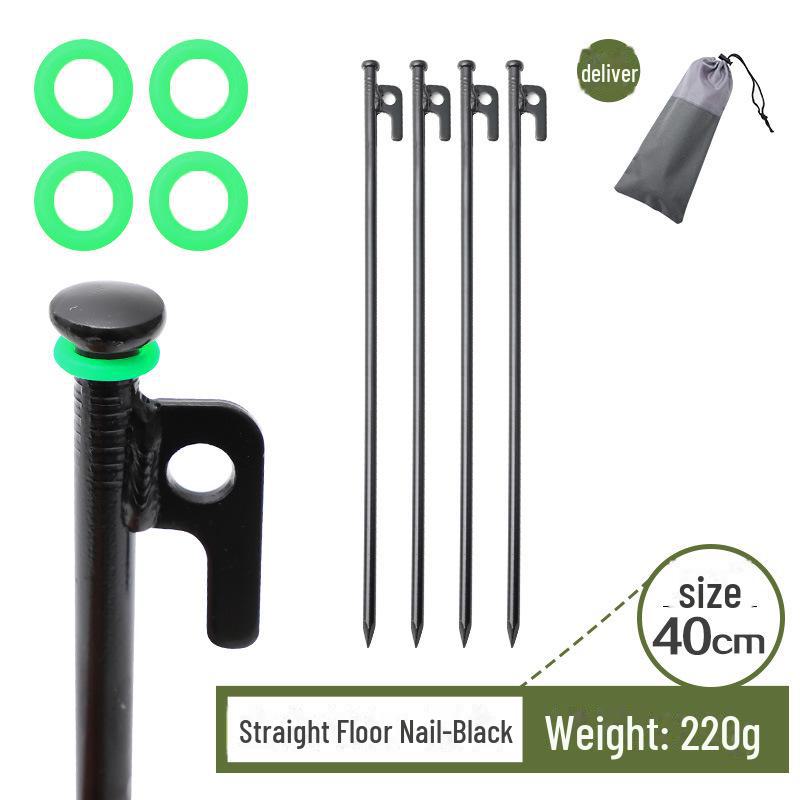 Ветрозащитные колышки для палаток для кемпинга на открытом воздухе - 20/25/30/40 см