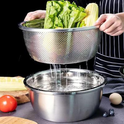 Дуршлаг, кухонная миска для супа, сито для мытья риса, фруктов и овощей