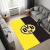 Ковер в стиле граффити BVB 09 Боруссия Дортмунд, нескользящий коврик для пола, ковер для гостиной, спальни, декор для дома фаната футбола