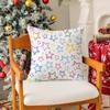 Stars Pattern Pillow Case Silky Elegant Comfort Sofa Bed Invisible Zipper