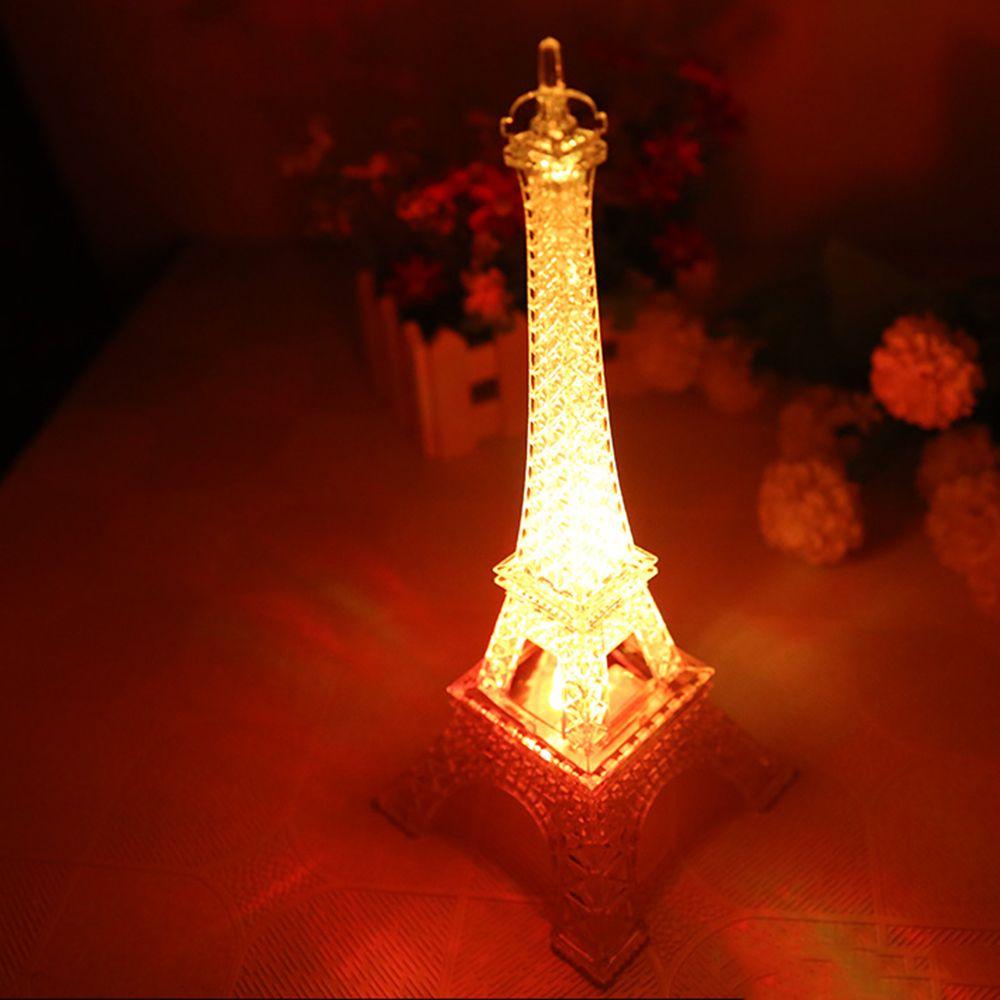 Safety Paris fashion style Colorful lights Desktop decoration Night light Eiffel Tower Tower light