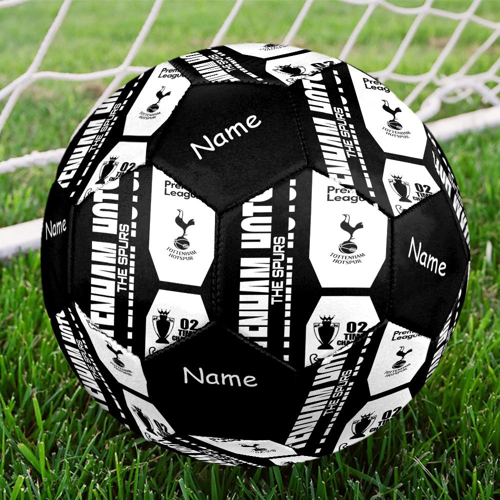 Custom Name Tottenham Hotspur Theme Size 5 Soccer Ball, Suitable for Both Indoor and Outdoor Matches, a Gift Suitable for Everyone.