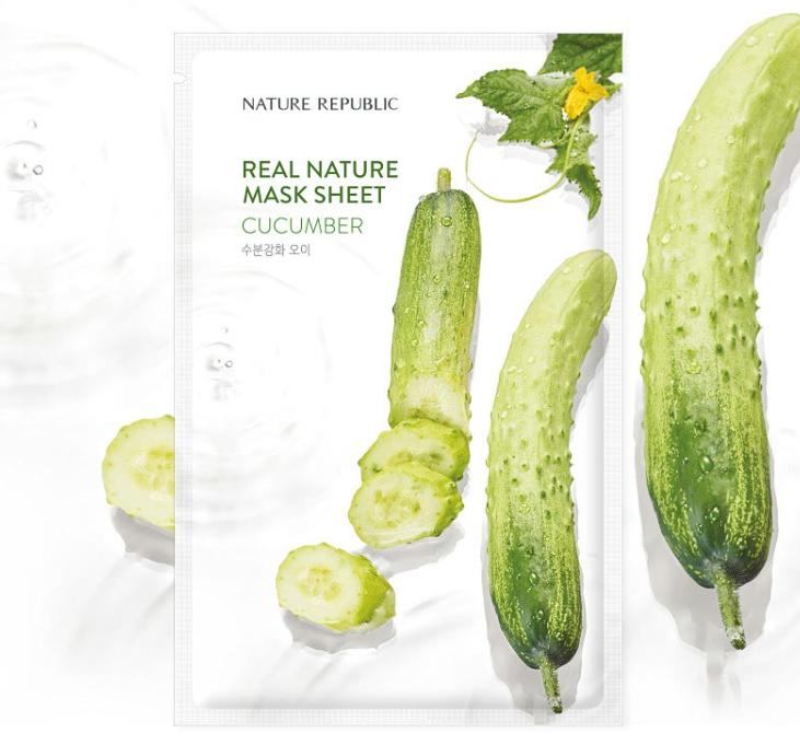 Nature Republic Тканевая маска Real Nature (10 листов)