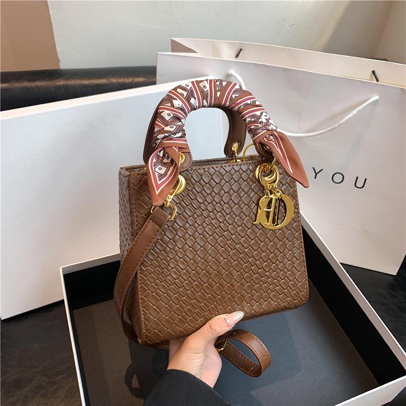 Женская брендовая роскошная сумка-тоут, модная классическая стеганая сумка с квадратной ручкой высокого качества, женские сумки через плечо