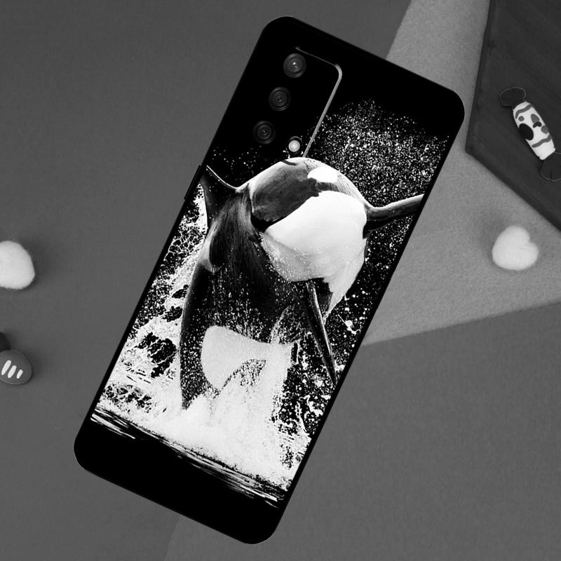 Чехол Косатка Orca для OPPO A98 A78 A58 A18 A96 A76 A16 A15 A17 A77 A5 A9 A74 A94 A52 A72 A53S A54S A57S