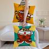 Cartoon Japanese Takoyaki Food Pillow Case Printed Brushed Fleece Pillow Baby Skin-Touch Eco-Friendly Dye-Sublimat