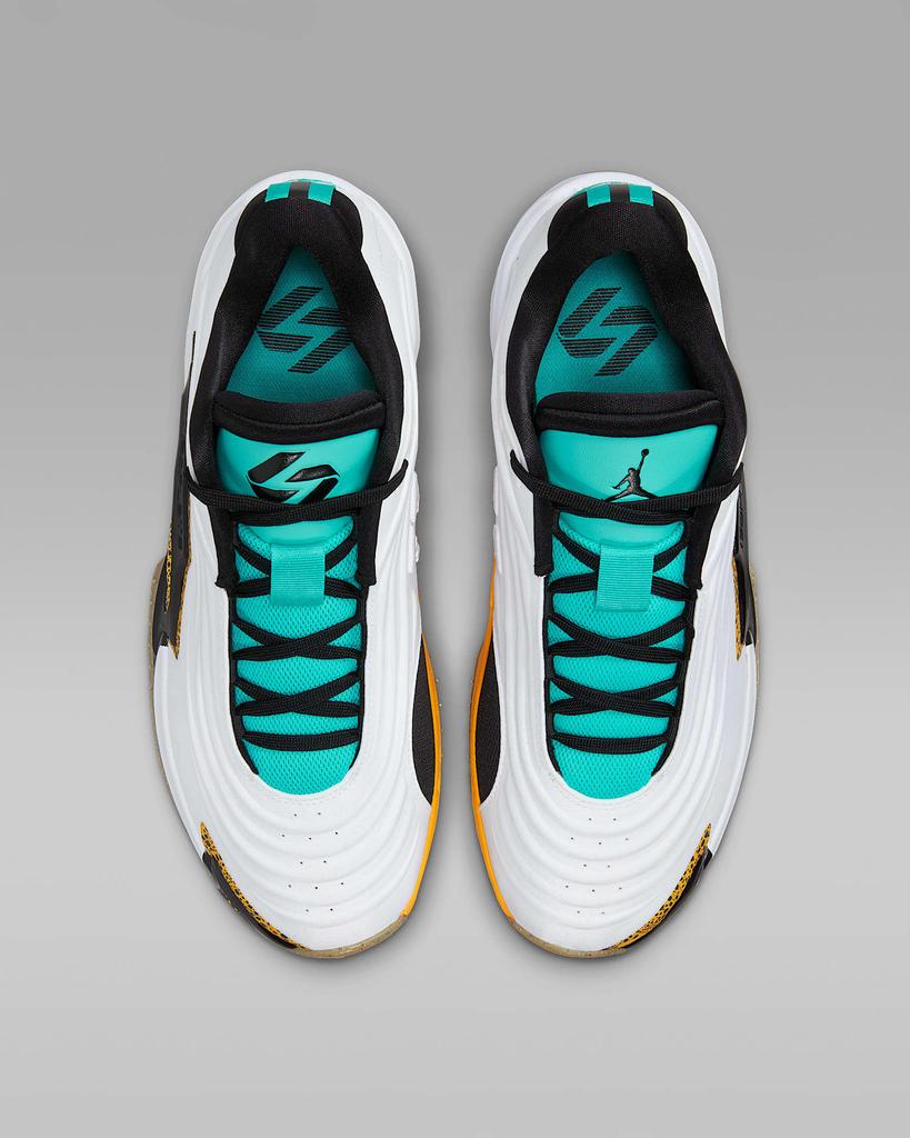 FQ1285-100 Nike Luka 3 Белый Лазерно-Оранжевый Резина Светло-Коричневый Гипер-Изумрудный (Мужской)